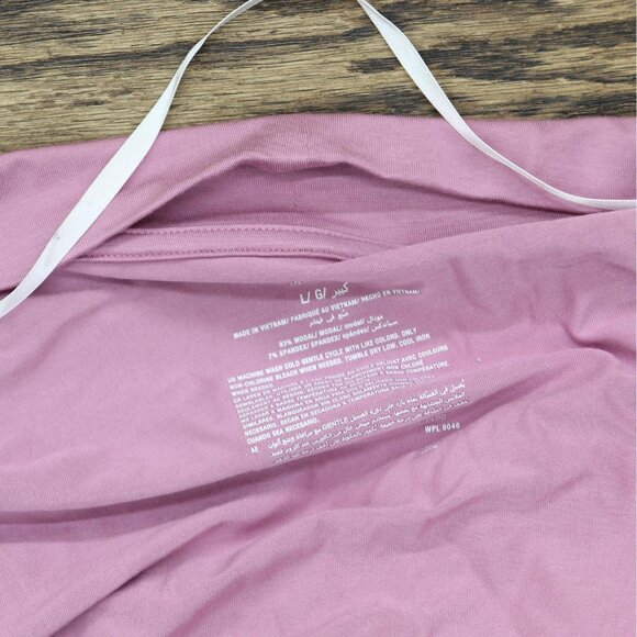 State Of Day Womens Knit Cardigan Open Front 100180255MS Mauve Orchid Purple L - Picture 4 of 5